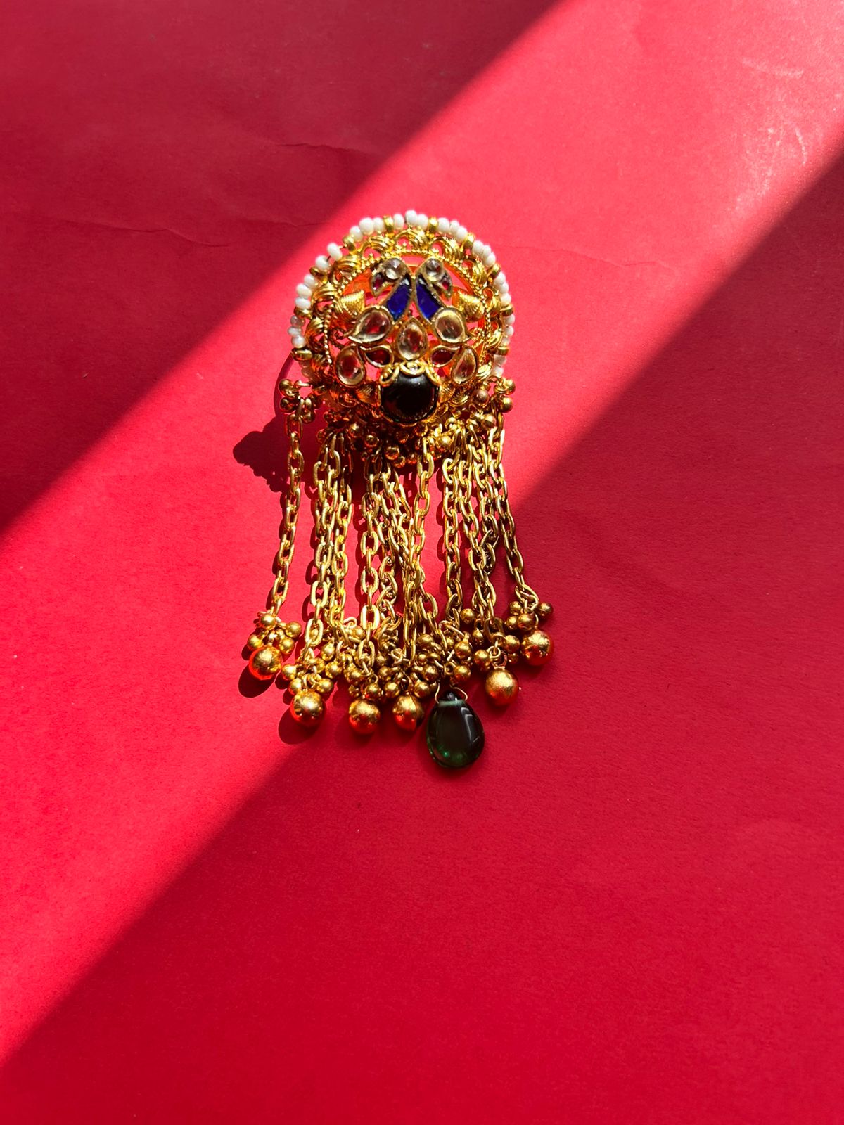 Peacock Ghughri Ring VNR016