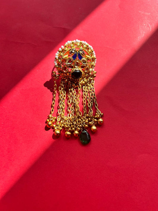 Peacock Ghughri Ring VNR016