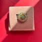White Small Jadau Ring VNR050