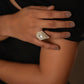 White Pan Polki Ring VNR074