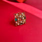 Square Multi Stone Ring VNR084