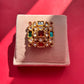 Square Multi Stone Ring VNR084
