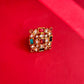 Square Multi Stone Ring VNR084