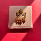 Multi Peacock Green Stone Ring VNR093