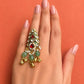 Multicolour Jadau Statemet Ring  VNR095