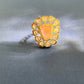 Peach Stone Polki Ring VNR104