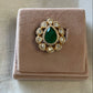 Moissanite Red Stone Ring VNR111