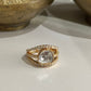 Cushion cut Polki Ring VNR113