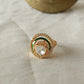 Green Choki Polki Ring VNR115
