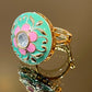 Meenakari Polki Ring VNR119
