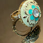 Meenakari Polki Ring VNR119