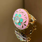 Meenakari Polki Ring VNR119