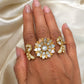 MOP Double Fingers Ring VNR121