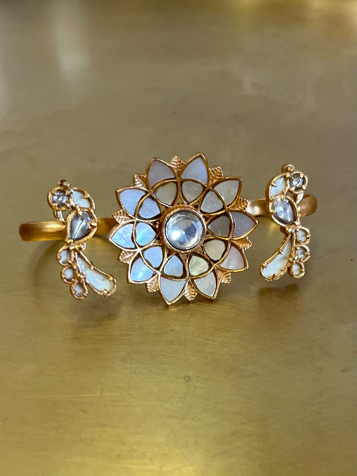 MOP Double Fingers Ring VNR121