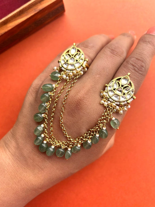 Double Chand Hanging Ring - VNR137