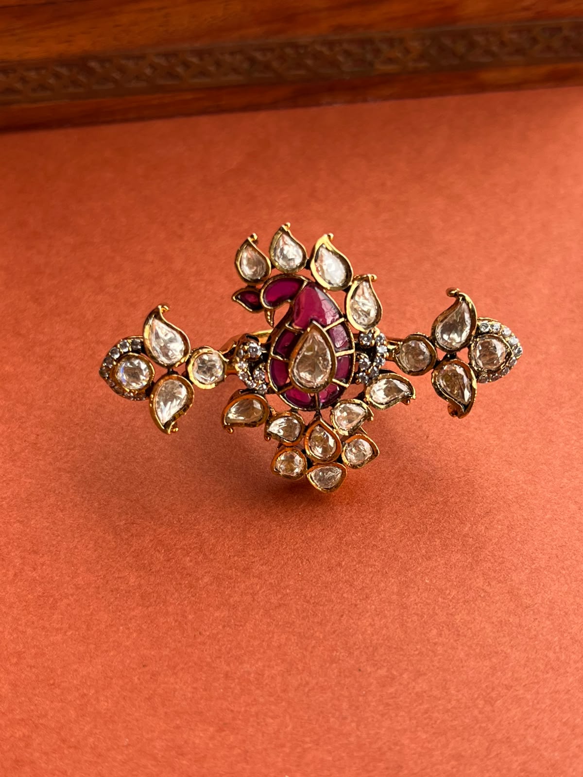 Dual Finger Mango Ring VNR142