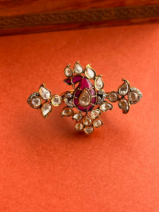 Dual Finger Mango Ring VNR142