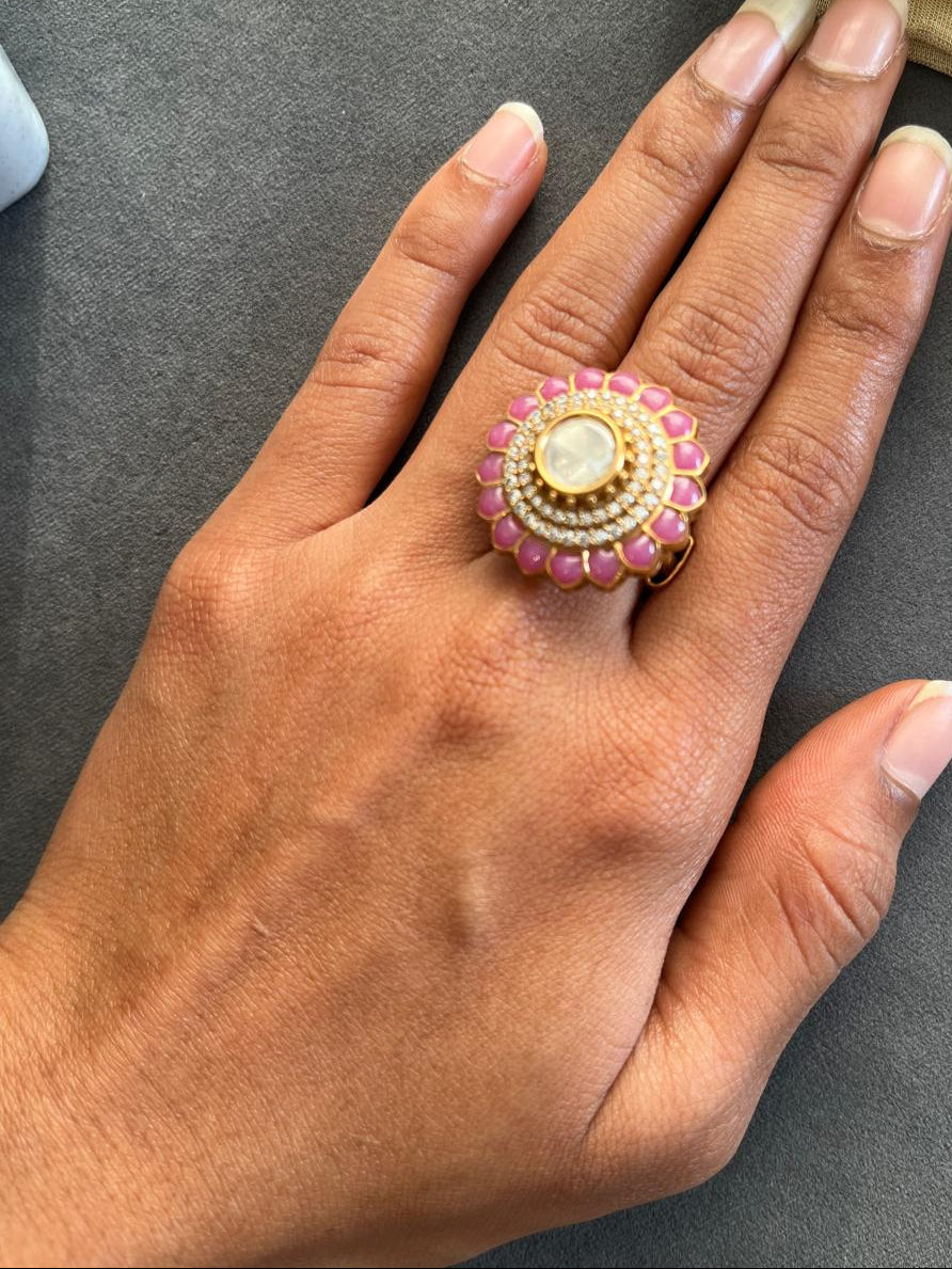 Flamingo Polki Ring VNR147