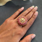 Ruby Round Polki Ring VNR149