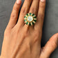 Green Round Polki Ring VNR152