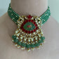 Green Stone Choker Set- VNN230