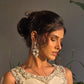 Green MOP Diamond Earrings VNE102