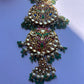 Multi Jadau Green Beads Juda VNJ011