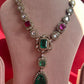 Victorian Emerald Polki Necklace Set- VNN631