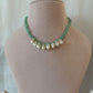 Emerald Pearl Necklace Set VNN196