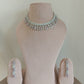 Light Pink Diamond Necklace Set- VNN205