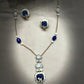 Blue Talfe Pendant Set VNN630
