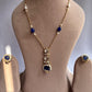 Blue Talfe Pendant Set VNN630