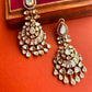 Yellow Polki Pan Earring- VNE345