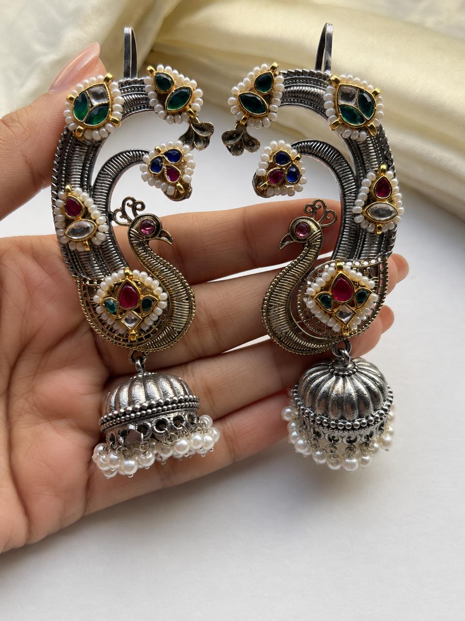 Mayur Dual tone Dulls Earcuffs - VNG258