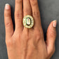 Green Aura Polki Ring VNR155