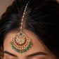 Peacock Multi Jadau Chand Tika VNHA029
