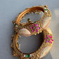 Antique Minakari Dulls Bangles- VNHN066