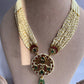 Meenakari Pendant Pearl Long Set VNN627