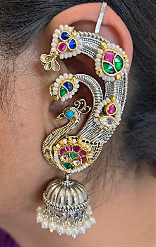 Mayur Dual tone Dulls Earcuffs - VNG258