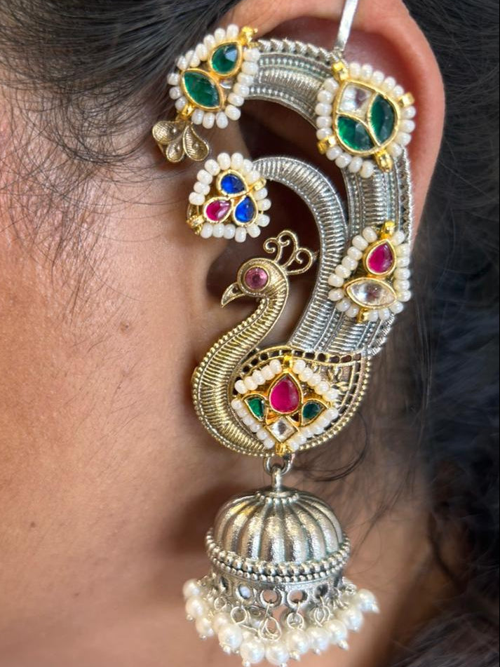 Mayur Dual tone Dulls Earcuffs - VNG258