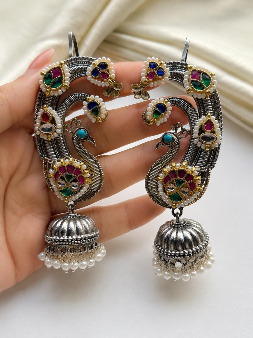 Mayur Dual tone Dulls Earcuffs - VNG258