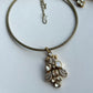 Yellow Polki Peacock Pendant Set VNN642