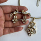 Yellow Polki Peacock Pendant Set VNN642